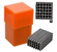 OSALADI 1 Set Timbro Metallico Acciaio Lettera per Alfabeto Costume Nome Strumenti di stampaggio in Pelle francobolli alfabeti francobolli di Lettere Kit di timbria in Pelle