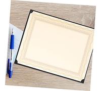 OSALADI 10 pezzi Carta per Diplomi Carta Pergamena Certificati Accademici Stampabile e Scrivibile Formato Orizzontale Adatta per Scolastici e Riconoscimenti Ufficio