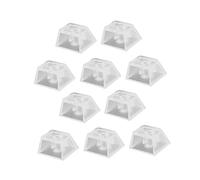 OSALADI 10 Pezzi Copritasti Per Tastiera Meccanica Traslucida Per Retroilluminazione Rgb Senza Stampa Stile Cristallo R4 Per Giocatori Appassionati Di Tastiere