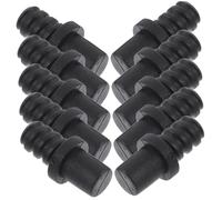 OSALADI 10 pezzi Kit Connettori Wc in Plastica Resistente Attacco Spirale Autobloccante Ricambio per Testine Scopino Wc Connessione e Stabile per Pulizia