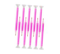 OSALADI 10 Pezzi Penne per Pittura Perline Doppia Punta con Ventosa Strumento per Ricamo Diamantato Accessorio per Tela Croce Adatto Tondi e Quadrati per Nail Art e Decorazioni Cellulari