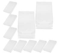 OSALADI 10 Pezzi Scatola Portacassette Audio in PVC Trasparente | Custodia Rigida per Cassette Audio, Facile da Pulire, Resistente All’umidità, per Esporre Copertine e Ascolto