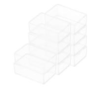 OSALADI 100 Pezzi Mini Tavolozza di Colori Portatile in Plastica con Coperchio, Contenitori Vuoti per Vernice ad Acquerello, Scatola Compatta e Pratica per Pittura En Plein Air e Artisti