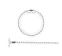 OSALADI 100Pezzi Sfere Regolabile Acciaio Inossidabile Connettori con Palline Metalliche Chiusura per Portachiavi Personalizzabile Argento