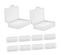 OSALADI 10pcs Di Stoccaggio Delle Parti Di Spugna Portatile Compatta Con Inserto Di Spugna Per Organizzare Strumenti Di Bellezza Componenti Elettronici Viaggi