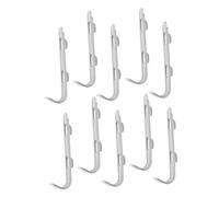 OSALADI 10pezzi Clip Per Ripiani Del Frigorifero in Acciaio Inossidabile Supporti Per Ripiani Del Congelatore Morsetti Rinforzo Per Frigorifero Clip Per Congelatore Ganci Supporto Per