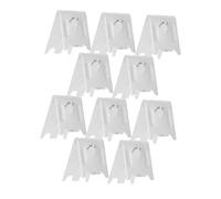 OSALADI 10pezzi Clip Per Ripiano in Acciaio Inossidabile Sostegno Per Ripiano Di Ricambio Ganci Di Fissaggio Per Congelatore e Frigorifero Clip Di Supporto Per Armadio