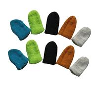 OSALADI 10pezzi Manicotti Antiscivolo e -sudore Per Giochi Copertura Per Dita Touchscreen Per Accessorio Per Uomini e Donne Colori Casuali