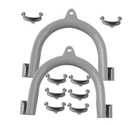 OSALADI 10pezzi Supporto Per Tubo Di Scarico Della Lavatrice Forma Di u Guida Per Tubo Staffe u Per Montaggio Fascetta Flessibile Per Della Lavatrice Supporto Flessibile Per Clip Per Di