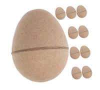 OSALADI 10pezzi Uova Bianche Non Finite Uova Pasqua da Te Decorazioni Feste per Mangiatrici