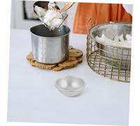 OSALADI 12 Pezzi Stampi Semisferici in Alluminio Anodizzato Modelli per Bombe da Bagno e Dolci Semiforati Facili da e Riutilizzabili Medie per Domestico e Creativo