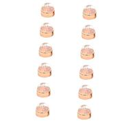 OSALADI 12pezzi Chiusure Per Orecchini Sicurezza Fermagli Per Orecchini Bottone Sostituzioni Per Fai Da Te Parte Posteriore Dei in Metallo