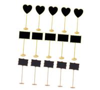 OSALADI 15 pezzi Mini Lavagnette con Base Rimovibile Lavagna Messaggi per Eventi Segnaposto e Etichette Lavagna per Buffet e Feste Decorazione Tavolo Facile Usare