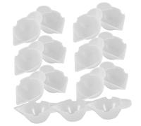 OSALADI 15 Pezzi Silicone Resin Measuring Cups Reusable High Temperature Resistant Containers For Uv Glue And Crystal Resin Craft Portable Diy Mixing Tools