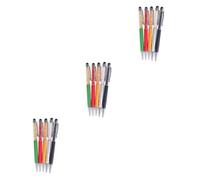 OSALADI 15pezzi Crystal Stylus Pen Pennini Capacitivo Per Tablet e Smartphone Con Decorazioni Strass Compatibile Con Dispositivi Giallo Arancione