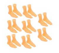 OSALADI 16 Pezzi giocattolo di riconoscimento dei piedi fantoccio piedi di halloween marionette da dito simula il burattino dei piedi attrezzature per l'insegnamento del corpo vinile