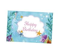 OSALADI 1pezzi Sfondo per Compleanno Sfondo per Foto di Compleanno Decorazione per Feste Arazzi da Parete Dettagli Realistici Adatto per Interni ed Esterni