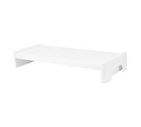 OSALADI 1pezzi Supporto Monitor Da Scrivania Bianca Alzatina Ergonomica Per Computer Con Spazio Di Archiviazione Sottostante Per Ufficio e Casa
