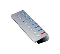 OSALADI 1pezzi Usb Hub Porte Con Porta Di Ricarica Divisore Usb Pratico e Portatile Per Casa e Ufficio Adattatore Multi-port Per Viaggi e Lavoro