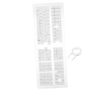 OSALADI 1set Completo Di Keycaps Meccanici Thai Compatibile Con Tastiere Design Semi-trasparente Per Illuminazione Accessorio Estetico Per Appassionati Di Gaming e Digitazione