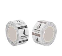 OSALADI 2 bloccare il calendario adesivi decorativi per pianificatore calendario da tavolo adesivi di agenda non datati