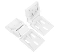 OSALADI 2 Pezzi Cerniera per Congelatore in Plastica Bianca, 3 Fori, Accessorio per Congelatore e Frigorifero Commerciale, Cerniera Porta Freezer, Robusta e Portatile