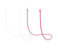 OSALADI 2 pezzi Cinturini in Silicone per Tappi per Orecchie Cordino Anti-perdita Flessibile e Staccabile Sicurezza per Sport Viaggi e Uso Quotidiano Compatibile Maggior Parte degli