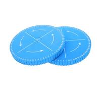 OSALADI 2 Pezzi Kumihimo Disk Braiding Wheel in Blu Strumento DIY per Braccialetti Intrecciati Compatibile con Cordoncini e Fili per Creazioni Artigianali e Accessori Personalizzati