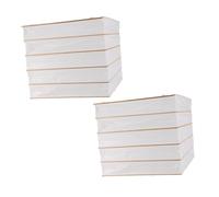 OSALADI 2 Pezzi Lampada Sospensione Carta Pieghevole Paralume Quadrato Bianco Origami per Lampada da Soffitto Scrivania e Parete Copertura Luce Morbida e