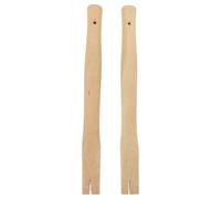 OSALADI 2 Pezzi Manico in Legno di Ricambio per Attrezzo da Giardino e Martello, Beige, Senza Sbavature, Robusto, per Operai ed Ebanisti