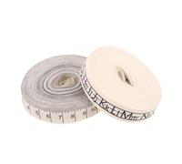 OSALADI 2 Pezzi Nastro Decorativo Scolastico Stampe Righello e Lettere | Confezioni Regalo e Avvolgimenti, Riutilizzabile, Adatto a Maestri, Fioristi, Cucito e Ghirlande