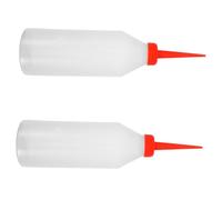 OSALADI 2 Pezzi Oliatore per Macchine da Cucire Bottiglie Brocche Erogazione Automobile Lubrificare Multifunzionale Lubrificazione Spray Potere Ago Dosatore Olio Motore Rosso Plastica