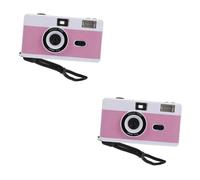OSALADI 2 Pezzi Retro Camera Film Camera Abs Plastica Riutilizzabile 35mm Film Camera Flash Per La Famiglia E Gli Amici