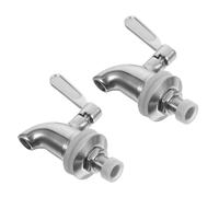OSALADI 2 pezzi Rubinetto per Distributore Bevande in Acciaio Inox Erogatore Resistente e Antigoccia per Caraffe e Bevande Design Moderno e Versatile