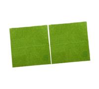 OSALADI 2 Pezzi Sintetica Arredamento Paesaggistico in Finta Tappeto Erboso Di Sabbia Modello Tappeto Erboso Tappetino in Da Tavola Di Sabbia Green Plastica