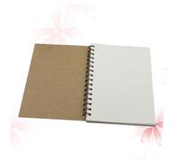 OSALADI 2 pezzi Spiralato con Carta Spessa per Scrittura e Schizzi Pad Notebook Protezione Occhi Formato Copertina Kraft Resistente
