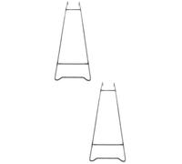 OSALADI 2 Pezzi Strumento Acciaio Inossidabile per Immersione Argilla Utensile per Ceramica per Applicazione Smalto Facile da Usare per Ogni