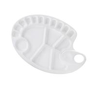 OSALADI 2 Pezzi Vassoio per Pittura Forma di Pesce Vassoio per Miscelare Pigmenti Realizzato in Plastica Durevole Facile da Trasportare e Riporre per Pittura Artistica