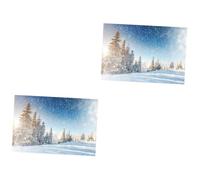 OSALADI 2 Pz Sfondi Per Feste Di Natale Sullo Sfondo Dell'albero Di Natale Fondali Natalizi Sfondo Di Fotografia Di Fiocco Di Neve Sfondo Della Scena Invernale Sfondo Banner Di Natale