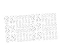 OSALADI 2 Set Clip S per Braccialetti Trasparente Connettori per Elastici per Creazioni Fai da Te Facili da Usare per Braccialetti E Collane Materiale Riutilizzabile E 500 Pezzi*2