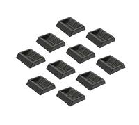 OSALADI 2 Set Cuscinetto Ruota Antiscivolo Tappetino Antiscivolo Tappetini Antiscivolo Tappeto Antiscivolo Per Rotelle Per Mobili Fermaletti Per Pavimenti in Legno Black 8 Pezzi * 2