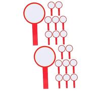 OSALADI 2 Set Lavagne Cancellabili Portatili Palette Doppie Scrivibili Whiteboard Per Votazioni Punteggi E Giudizi Sportivi Struttura Robusta E Bordi Per Eventi E Giochi 8 Pezzi * 2