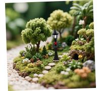OSALADI 2 set Mini Lampioni da e in Miniatura per Decorazioni Realistiche per Casa delle Cortile e Paesaggio Ferroviario