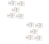 OSALADI 2 Set Piedino Multifunzionale per Cucire da Accessori per Macchine da Cucire Domestiche Facile da Installare per Tessuti Leggeri Materiale Resistente E 5 Pezzi * 2