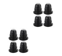 OSALADI 2 Set Supporto Per Lampada A Vite Infisso Interruttore Leggero Lampadina Presa Batteria Hardware Guidato Operato Forno Base Portalampada E27 Black Tappo in Alluminio 4 Pezzi * 2
