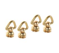 OSALADI 2 Set Unghia del Ciuccio della Testa del Monaco Rotante Accessori per La Realizzazione di Borse Anelli Triangolari per Borsa Fibbia Triangolare Ottone d'oro 2 Pezzi*2