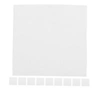 OSALADI 20 Fogli Carta di Supporto in Fibra Ceramica Carta in Fibra Ceramica Carta Isolante in Fibra Ceramica Carte da Forno a microonde Carta da Forno per vetrofusione Bianca