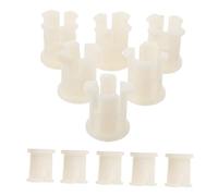 OSALADI 20 Pezzi Inserti Gommini per Ruote Mobili Plastica Durevole Sleeves Montaggio per Gambe Sedie Ufficio e Mobili Resistenti e Facili Installare