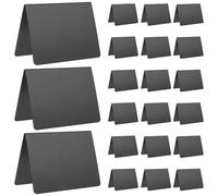 OSALADI 20 pezzi Mini Lavagnetta Piccola Tavolo in PVC Segnaposto Cancellabile per Buffet Feste Ristoranti Design Compatto e Riutilizzabile per Spazi Ridotti