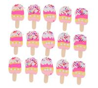 OSALADI 20 Pezzi Miniature Ice Cabochons in Polymer Clay Cute Flatback Charms for DIY Hair Clips Scrapbook Embellishments Bracelet And Earring Making Accessories Lightweight Sweet Dessert